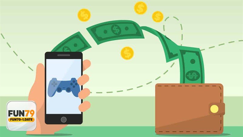 Rút Tiền Fun79 - Bước 2: Mở mục Rút tiền trong phần Tài khoản